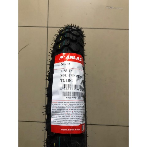 ANLAŞ İRC 2/75/17 DUBLEX M/C 47P TIRNAKLI DIŞ LASTİK