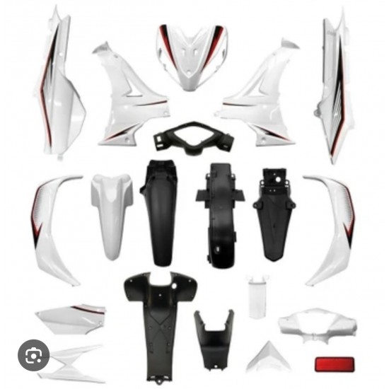 KUBA EGE 100 KAPORTA SETİ BEYAZ KOMPLE