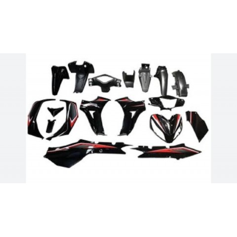 KUBA EGE 100 KAPORTA SETİ SİYAH KOMPLE