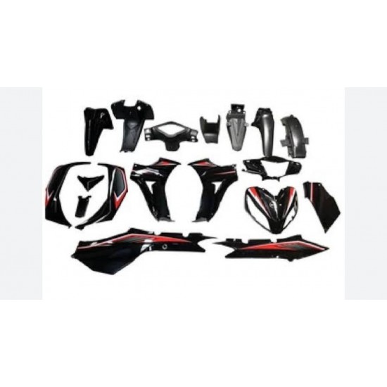 KUBA EGE 100 KAPORTA SETİ SİYAH KOMPLE