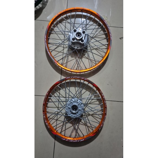 RİDEİT ÖN 17 DİSKLİ ARKA 19 JANT TAKIMI TURUNCU