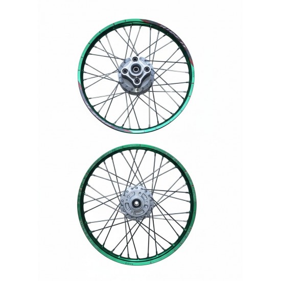 RİDEİT ÖN 17 DİSKLİ ARKA 19 JANT TAKIMI YEŞİL