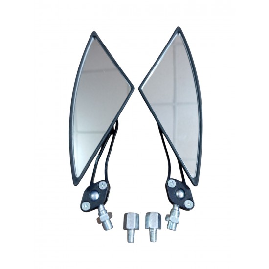 CG CUP SCOOTER ÜÇGEN AYNA KIRMIZI MODİFİYE