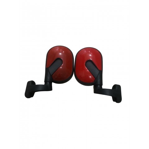 3 TEKERLİ KASALI KABİN AYNASI KIRMIZI