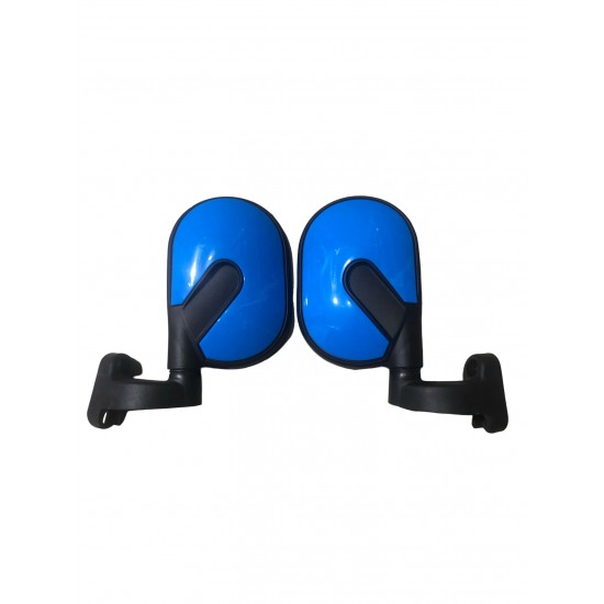 3 TEKERLİ KASALI KABİN AYNASI MAVİ