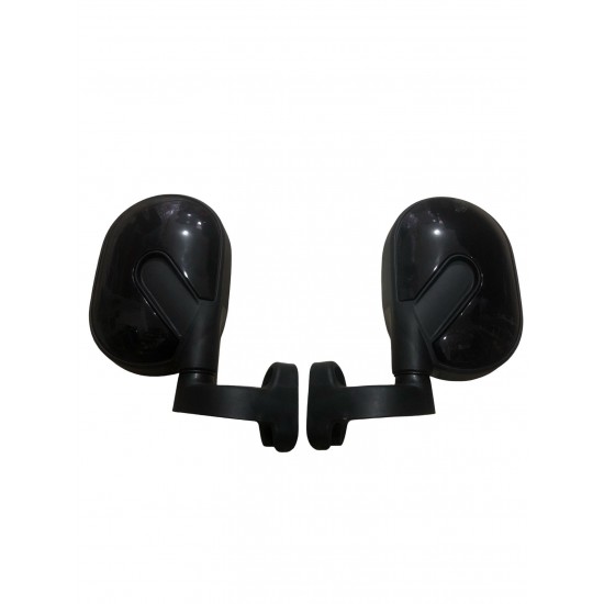 3 TEKERLİ KASALI KABİN AYNASI SİYAH