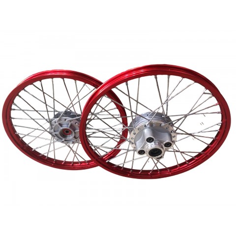 CG ÖN 17 DİSKLİ ARKA 19 ARKA JANT TAKIM KIRMIZI