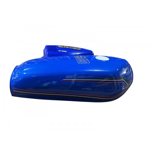 CG 125 KESİK MODİFİYE BENZİN DEPO VE YAN KAPAK MAVİ