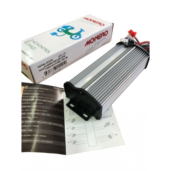 MONERO 40 AMPER 1200W 48V72V 15 MOSFET AKILLI BEYİN MONERO 40 AMPER 1200W 48V72V 15 MOSFET AKILLI BEYİN