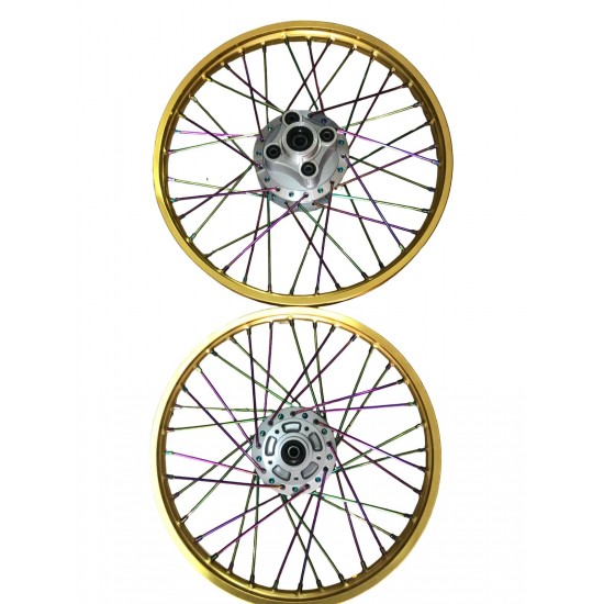 CG ÖN 17 DİSKLİ ARKA 19 JANT TAKIM SARI TELLER GÖKKUŞAGI