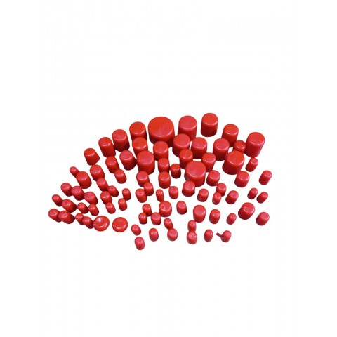 RENKLİ VİDA TAPALARI KIRMIZI